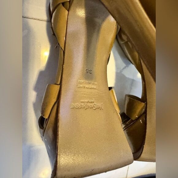 Yves Saint Laurent Tan Heels #23 - Picture 4 of 6